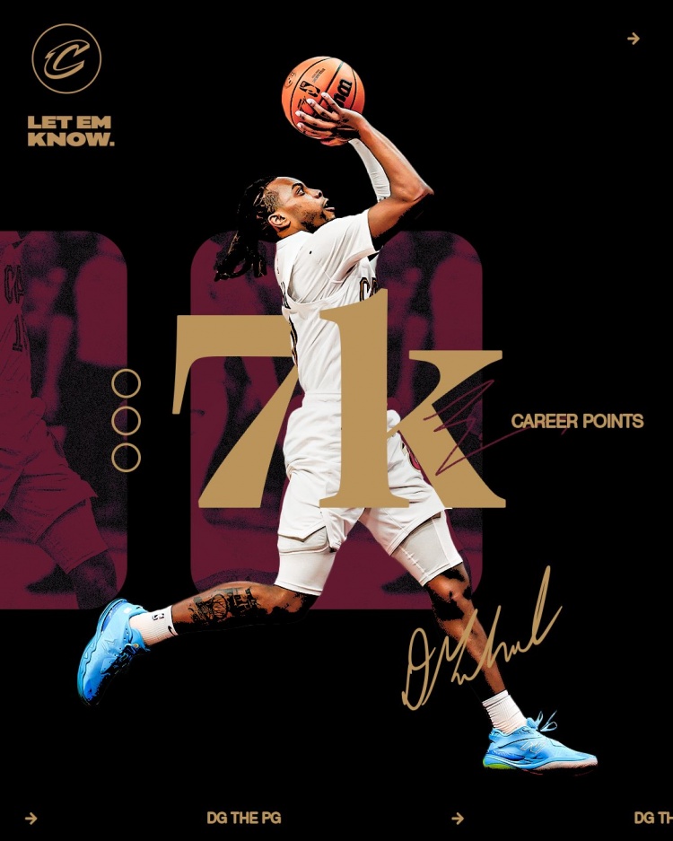 未來可期！加蘭騎士生涯得分達到7000分 隊史第11位！
