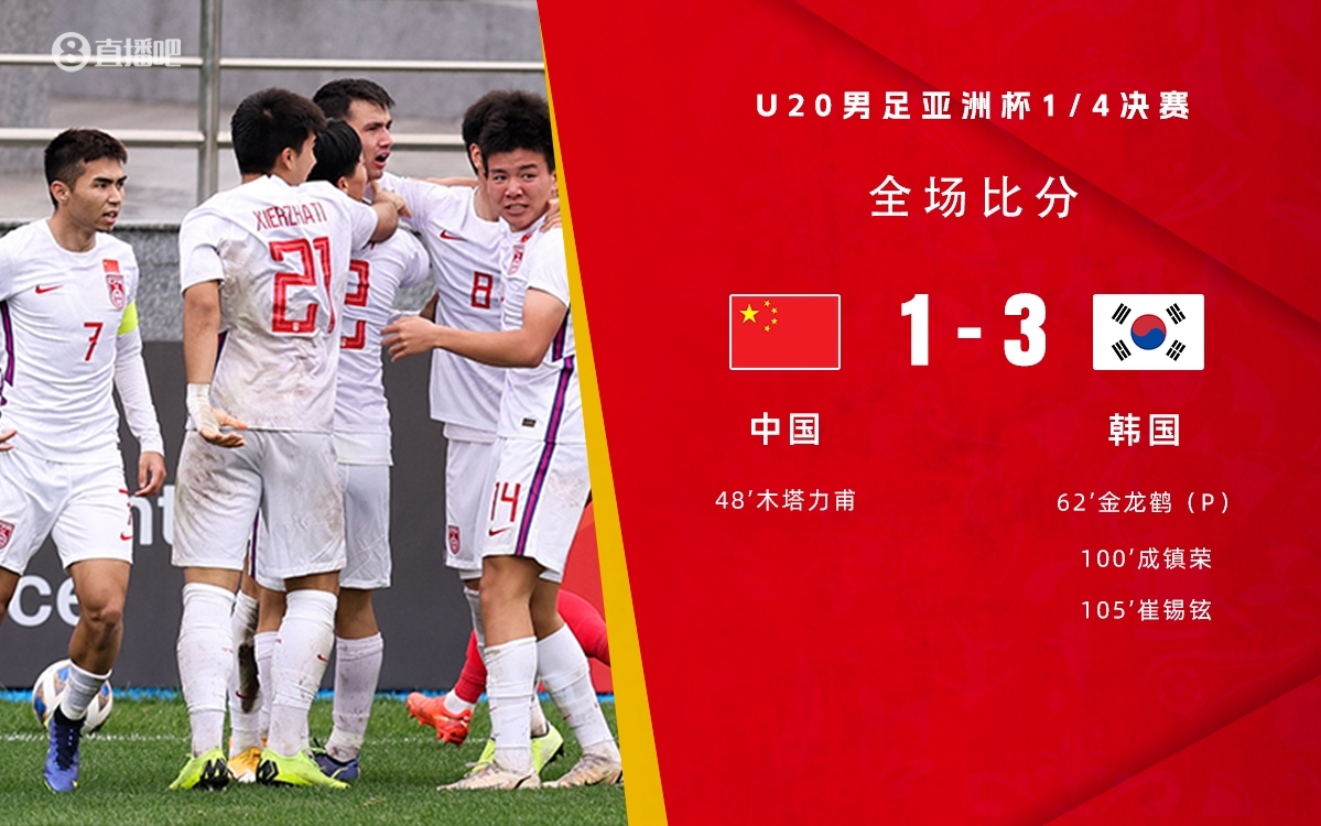 復(fù)仇！U22國(guó)足絕殺復(fù)仇韓國(guó)，2年前U20亞洲杯加時(shí)憾負(fù)無緣世青賽